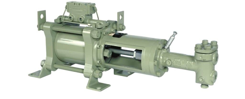 bomba neumática TEXTEAM DRESSER para inyección de productos químicos a alta presión